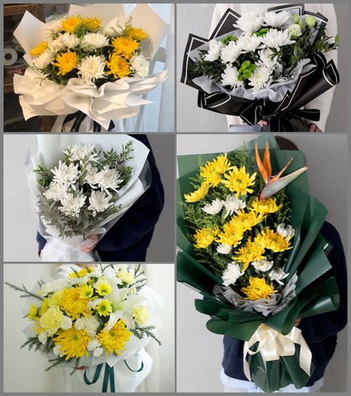 江苏盐城阜宁县新沟镇白事花束代送